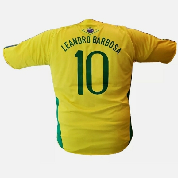Adidas Jersey Mens XL Leandro Barbosa Soccer Brasi